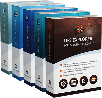 UFS Explorer Software-Produkte