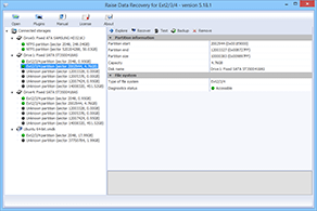 Raise Data Recovery for Ext2/Ext3/Ext4