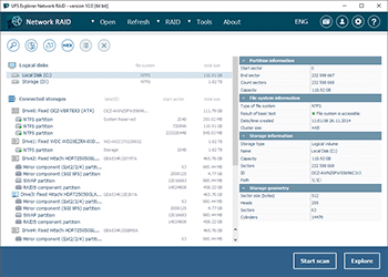 UFS Explorer Network RAID