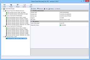 Raise Data Recovery for JFS