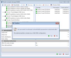 RAID Access Plugin – RAID Builder