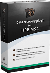 Data recovery plugin for HPE MSA