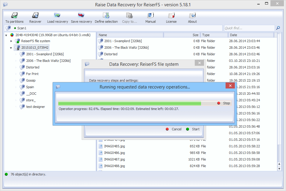 Raise Data Recovery for ReiserFS for Windows v. 5