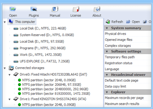 A universal solution for various data loss cases